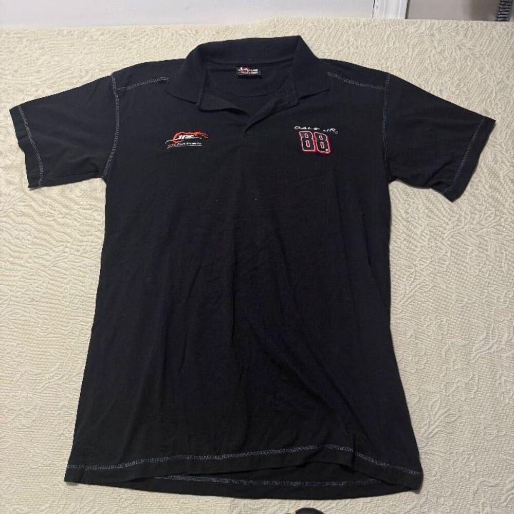 Chase Authentics Dale Earnhardt Jr 88 JR Nation Polo Shirt Size L